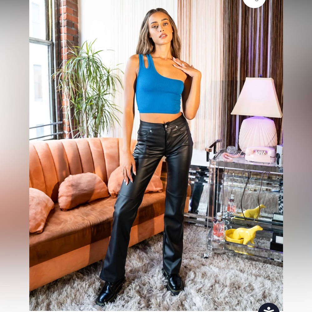 NWT REVICE 909/No Vacancy leather pants size 27